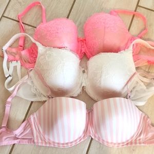 2 NWOT Push Up Bras 1 Worn once